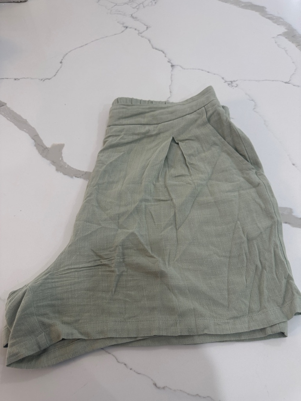 Athletic Women's Shorts in Sage Green